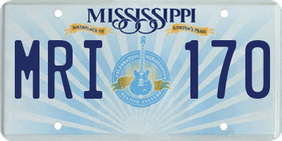 MS license plate MRI170