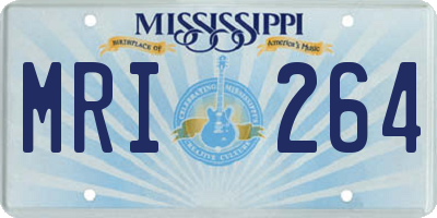 MS license plate MRI264