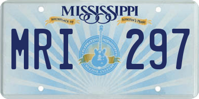 MS license plate MRI297