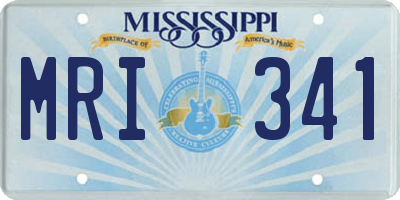 MS license plate MRI341