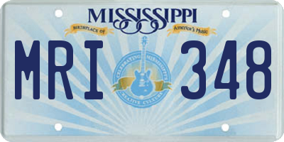 MS license plate MRI348