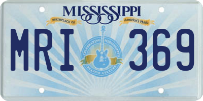 MS license plate MRI369