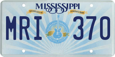 MS license plate MRI370
