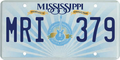 MS license plate MRI379