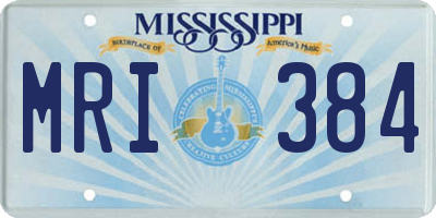 MS license plate MRI384