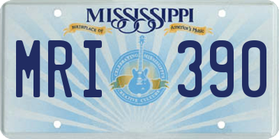 MS license plate MRI390