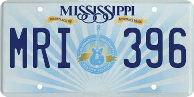 MS license plate MRI396
