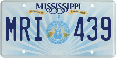 MS license plate MRI439