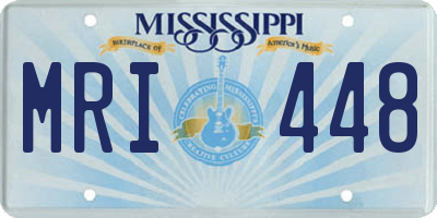 MS license plate MRI448