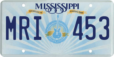 MS license plate MRI453