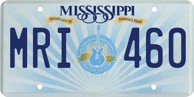 MS license plate MRI460
