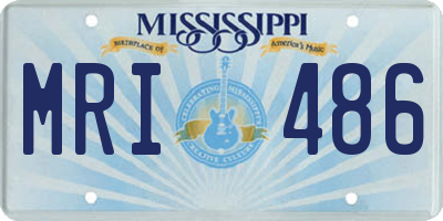 MS license plate MRI486