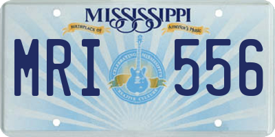 MS license plate MRI556