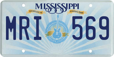 MS license plate MRI569