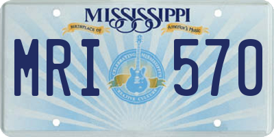 MS license plate MRI570