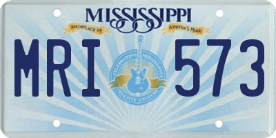 MS license plate MRI573