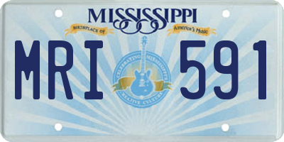 MS license plate MRI591