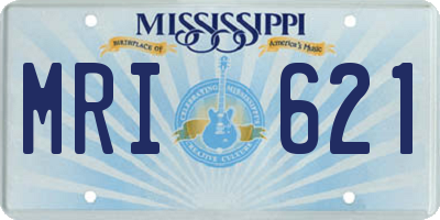 MS license plate MRI621