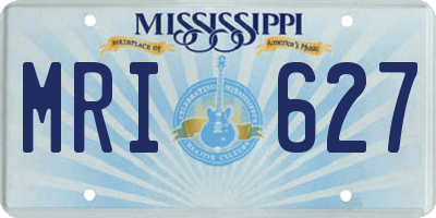 MS license plate MRI627
