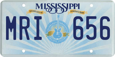 MS license plate MRI656