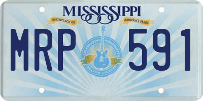 MS license plate MRP591