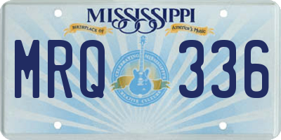 MS license plate MRQ336