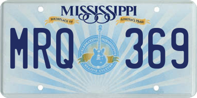 MS license plate MRQ369