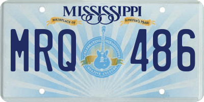 MS license plate MRQ486