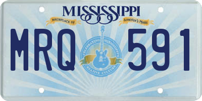 MS license plate MRQ591