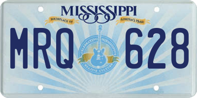 MS license plate MRQ628