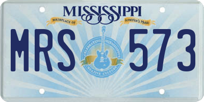 MS license plate MRS573