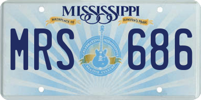 MS license plate MRS686