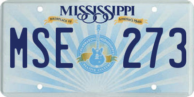 MS license plate MSE273