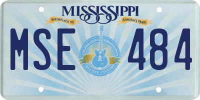 MS license plate MSE484
