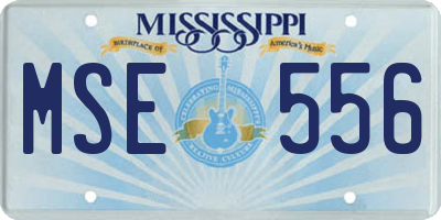 MS license plate MSE556