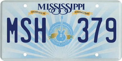 MS license plate MSH379
