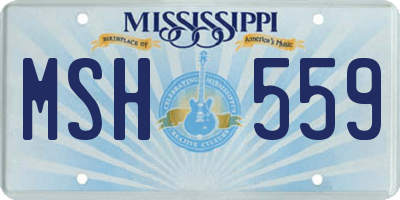 MS license plate MSH559