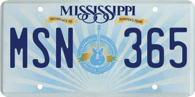 MS license plate MSN365