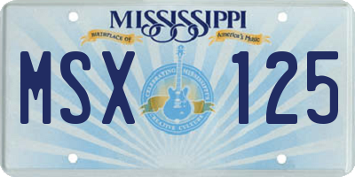 MS license plate MSX125