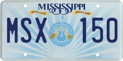 MS license plate MSX150