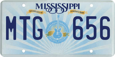MS license plate MTG656