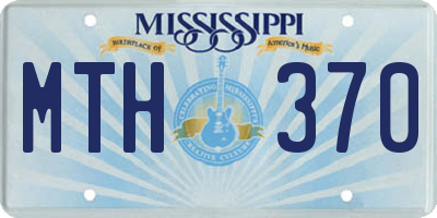 MS license plate MTH370