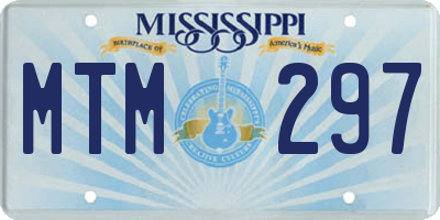 MS license plate MTM297
