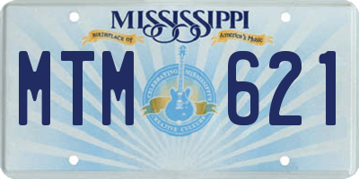 MS license plate MTM621