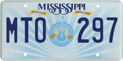 MS license plate MTO297