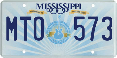 MS license plate MTO573