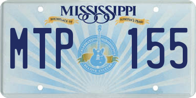 MS license plate MTP155
