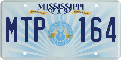 MS license plate MTP164