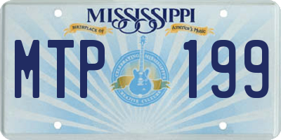 MS license plate MTP199