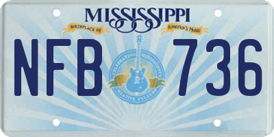MS license plate NFB736